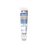 GE Advanced Silicone 2 2810435 Window & Door Sealant, Clear, 24 hr Curing, 2.8 fl-oz Squeeze Tube, Pack of 12 