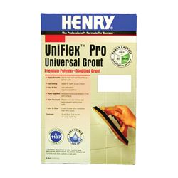 HENRY UniFlex Pro 13096 Polymer-Modified Grout, Powder, White, 8 lb Box 4 Pack 