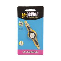 GetPower GP-RETR-AUX-BLK Audio Cable 