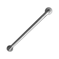 Boston Harbor SG01-01&0424 Grab Bar, 24 in L Bar, Stainless Steel, Wall Mounted Mounting 