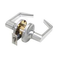 Tell Manufacturing CL100013 Passage Lever, Satin Chrome, Steel, Reversible Hand, 2 Grade 