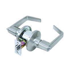 Tell Manufacturing CL100201 Entry Lever, Turnbutton Lock, Satin Chrome, Steel, 2 Grade 