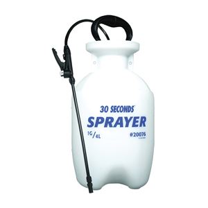 30 Seconds 30SS Tank Sprayer, 1 gal, Spray Bottle, White