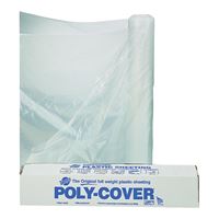 ORGILL POLY 6X10-C Poly Film, 100 ft L, 10 ft W, Clear 