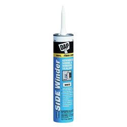 DAP 00801 Siding and Window Sealant, White, 24 hr Curing, -35 to 140 deg F, 10.1 oz Cartridge 12 Pack 