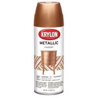 Krylon K02203007 Metallic Spray Paint, Metallic, Copper, 12 oz, Can 