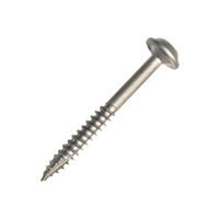Kreg SML-F150-100 Pocket-Hole Screw, #7 Thread, 1-1/2 in L, Fine Thread, Maxi-Loc Head, Square Drive, Steel, Zinc 