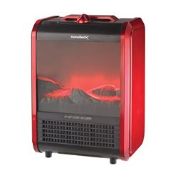 PowerZone Ceramic PTC Heater 120V, 10 A, 120 V, 600/1200 W, 1200W Heating, 2-Heat Settings, Red 