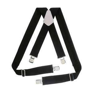 CLC Tool Works Series 5121 Work Suspender, Elastic, Black