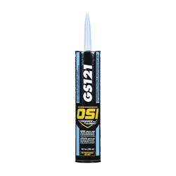 OSI GS121 Series 1943973 Gutter and Seam Sealant, Clear, Paste, 10 oz Cartridge 