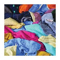 ALL RAGS R401 Terry Cloth Mix, 14 in L, 14 in W, Cotton 
