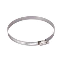 ProSource HCRSS80 Perforated Hose Clamp, Clamping Range: 4-5/8 to 5-1/2 in, 300 Stainless Steel, Stainless Steel 10 Pack 