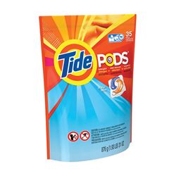 Tide 93126 Laundry Detergent, 35 CT, Liquid, Ocean Mist, Pack of 4 
