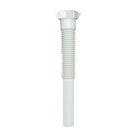 Plumb Pak PP812-5 Pipe Extension Tube, 1-1/4 in, 9 in L, Slip Joint, Polypropylene, White 