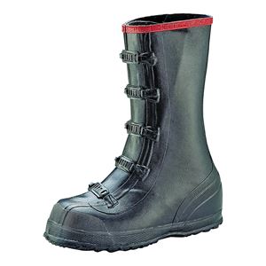 Servus T369-8 Over Shoe Boots, 8, Black, Buckle Closure, No