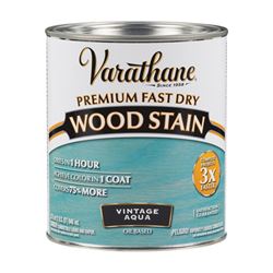 Varathane 297427 Wood Stain, Vintage Aqua, Liquid, 1 qt, Can, Pack of 2 
