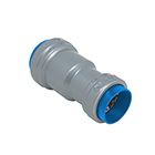 Southwire SIMPush 65079501 Conduit Coupling, 3/4 x 1/2 in Push-In, 1.65 in OD, Aluminum, Powder-Coated 