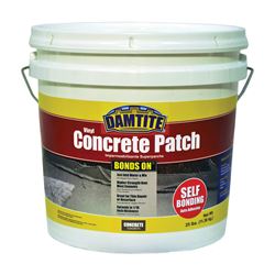 DAMTITE 04025 Vinyl Concrete Patch, Gray, 25 lb Pail 