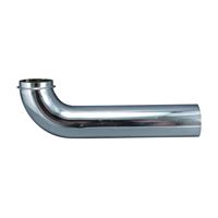 Plumb Pak PP4CP Wall Tube, 1-1/2 in, 7 in L, Slip-Joint, Brass, Chrome 