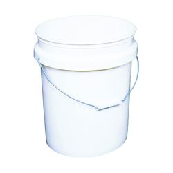 ENCORE Plastics 51677 Paint Pail, 5 gal Capacity, HDPE, White 