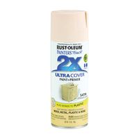 2X Ultra Cover 249065 Spray Paint, Satin, Strawflower, 12 oz, Can 