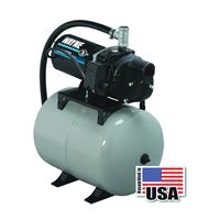 Wayne SWS50-8.5FX Jet Pump, 120/240 V, 0.5 hp, 1-1/4 in Suction, 3/4 in Discharge Connection, 25 ft Max Head, 420 gph 