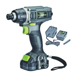 Genesis GLID12B Impact Driver, Battery Included, 12 V, 1/4 in Drive, Hex Drive, 3000 ipm, 2300 rpm Speed 