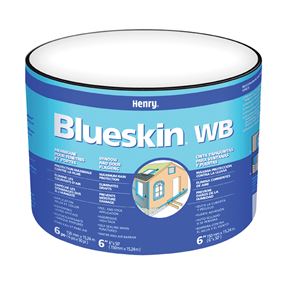 Henry Blueskin WB BH200WB4590 Window and Door Flashing, 50 ft L, 9 in W, Blue, Self Adhesive