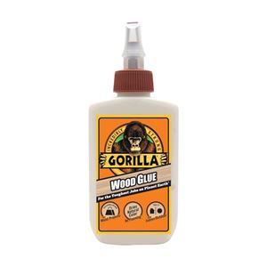 Gorilla 6202003 Wood Glue, Light Tan, 4 oz Bottle