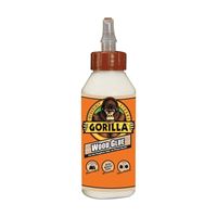 Gorilla 6200002 Wood Glue, Light Tan, 8 oz Bottle 