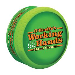 OKeeffes Working Hands Series K0350007 Hand Cream, Odorless, 3.4 oz, Jar 