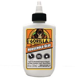 Gorilla 100611 Glue, Liquid, White, 4 oz 