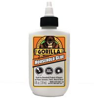 Gorilla 100611 Glue, White, 4 oz 