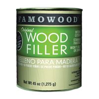 Famowood 36011126 Original Wood Filler, Liquid, Paste, Natural/Tupelo, 45 oz, Can, Pack of 12 