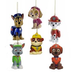 Kurt S Adler Paw Patrol PP1173 Blow Mold Ornament Assortment, 3 to 3-1/2 in H 24 Pack 