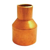 Elkhart Products 101R Series 30768 Reducing Pipe Coupling with Stop, 1-1/2 x 1 in, Sweat 