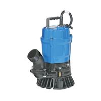 Tsurumi Pump HS2-4S-62 Trash Pump, 1-Phase, 115 V, 0.5 hp, 2 in Outlet, 34 ft Max Head, 15 to 50 gpm, Iron 