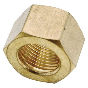 Anderson Metals 730061-08 Nut, Compression, Brass 10 Pack