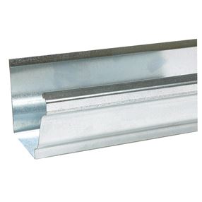 Amerimax 2800700120 Rain Gutter, 10 ft L, 5 in W, 30 Thick Material, Galvanized Steel 10 Pack