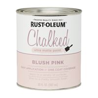 Rust-Oleum 285142 Chalk Paint, Ultra Matte, Blush Pink, 30 oz 2 Pack 