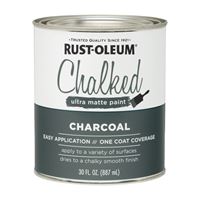 Rust-Oleum 285144 Chalk Paint, Ultra Matte, Charcoal, 30 oz 2 Pack 