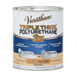 Varathane 284470 Polyurethane, Gloss, Liquid, Clear, 1 qt, Can, Pack of 2 