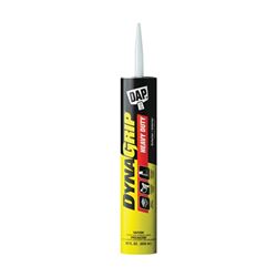 DAP DYNAGRIP 27510 Construction Adhesive, Off-White, 28 oz Cartridge, Pack of 12 