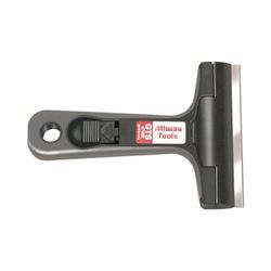 Allway Tools GTS Glass and Tile Scraper, 4 in W Blade, Soft Grip Handle 