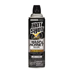 Hot Shot HG-13415 Wasp and Hornet Killer, Pressurized Liquid, Spray Application, Outdoor, 14 oz, Aerosol Can 