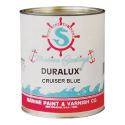 Duralux M737-4 Marine Enamel, High-Gloss, Cruiser Blue, 1 qt Can, Pack of 4 