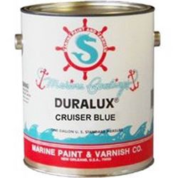 Duralux M737-1 Marine Enamel, High-Gloss, Cruiser Blue, 1 gal Can, Pack of 4 