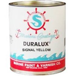 Duralux M744-4 Marine Enamel, High-Gloss, Signal Yellow, 1 qt Can 