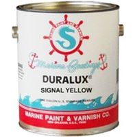 Duralux M744-1 Marine Enamel, High-Gloss, Signal Yellow, 1 gal Can, Pack of 4 
