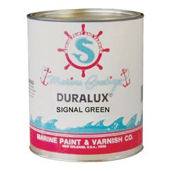 Duralux M749-4 Marine Enamel, Signal Green, 1 qt Can 